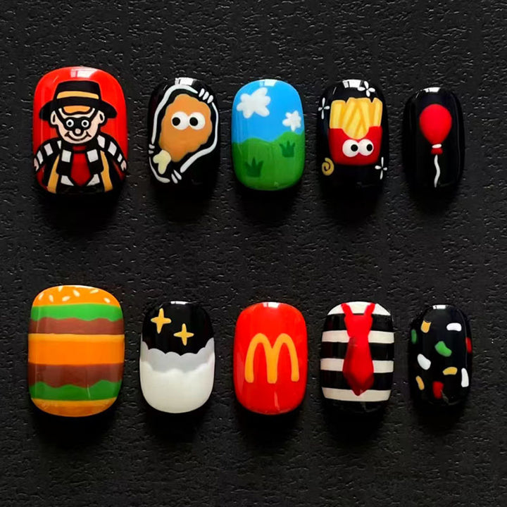 Playful Artistic Nail Art Design Set Bowlift