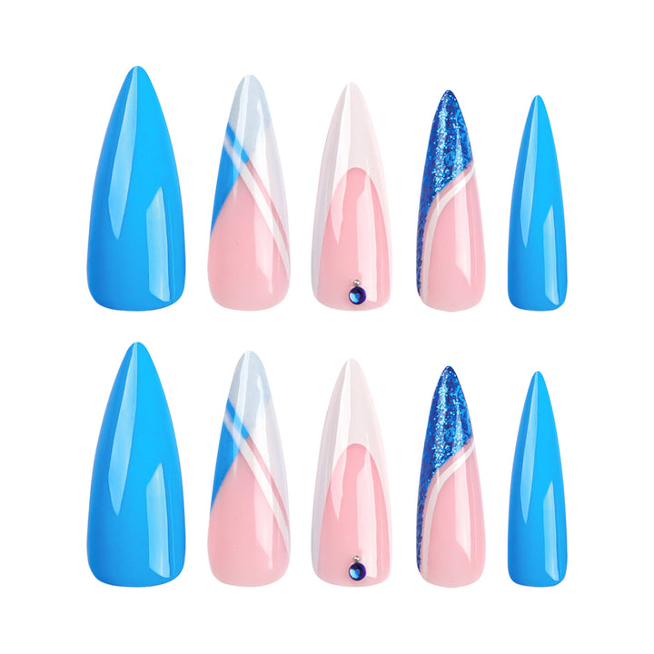 Creative Nail Art with Glamorous Design Details Bowlift