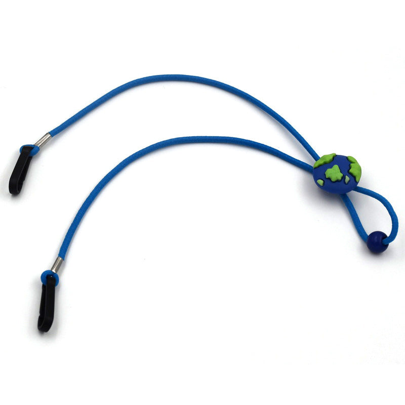 Adjustable Eyewear Retainer with Decorative Bead Bowlift