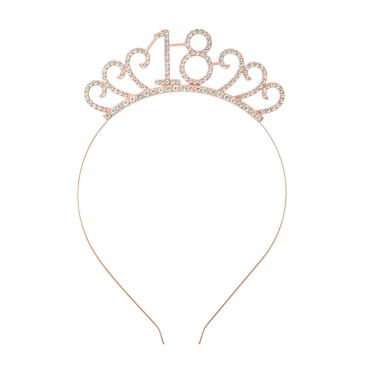 Ladies Crystal Tiara with Custom Designed Number Motif Bowlift