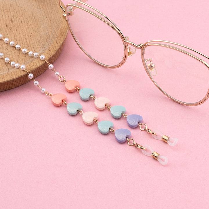 Heart Beaded Eyewear Chain Bowlift