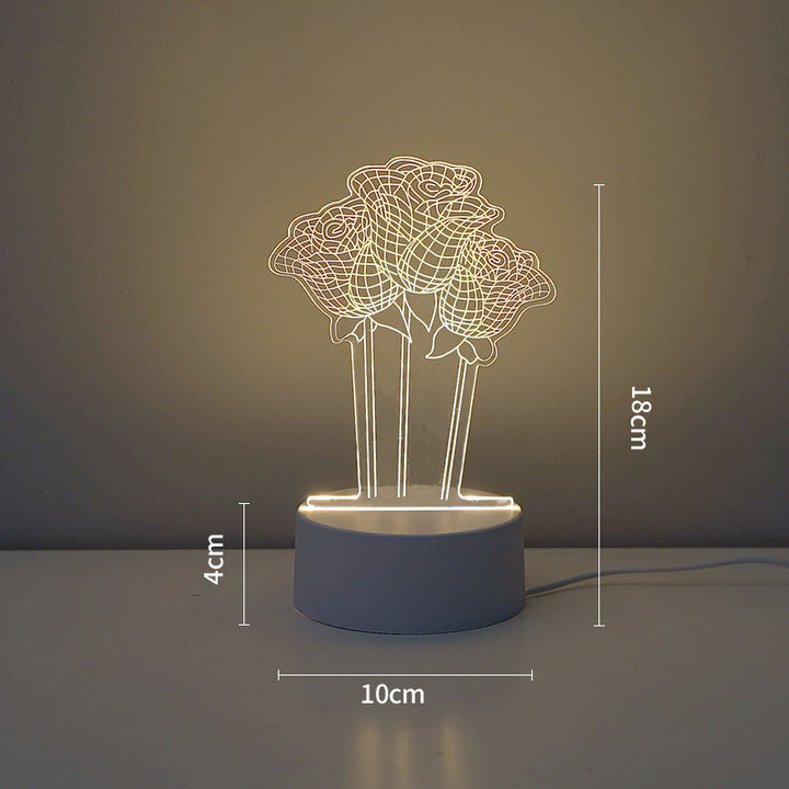 LED Tiger Figure Decorative Lamp