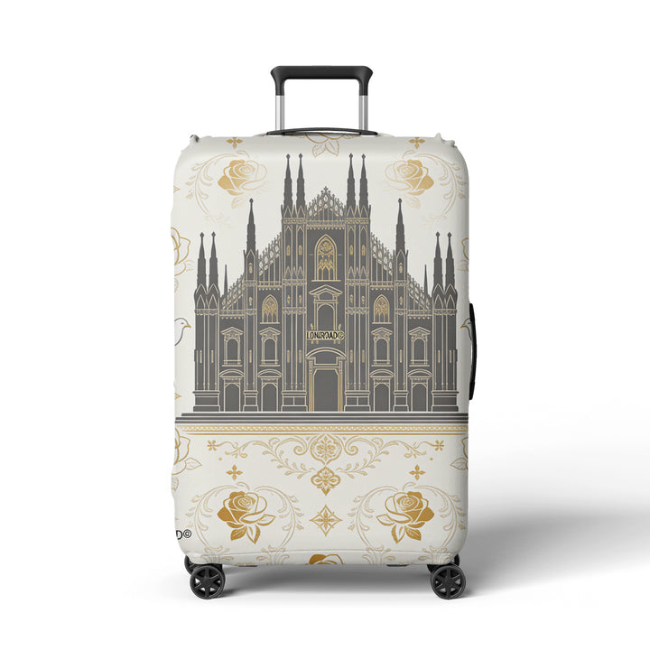 Women's suitcase cover in futuristic design Bowlift