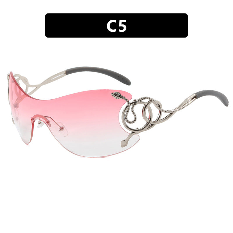 Women’s futuristic sunglasses with playful design Bowlift