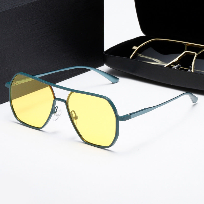 Women's innovative fashionable sunglasses with rectangular frame Bowlift