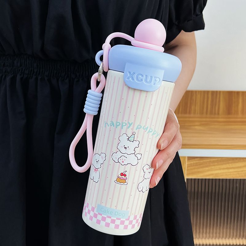 Women's Creative Water Bottle with Animal Design Bowlift