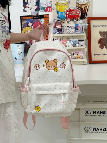 Cute Character-Themed Lightweight School Backpack