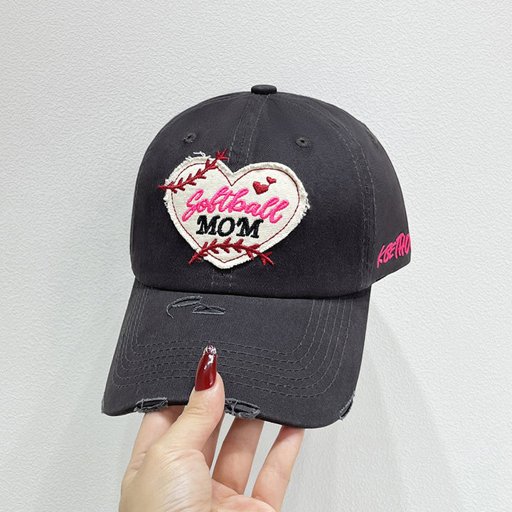 Women's Embroidered Sports Baseball Cap Bowlift