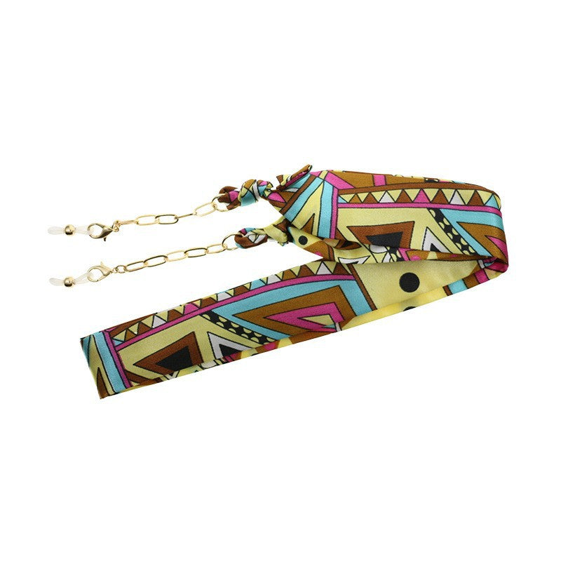 Floral Silk Eyewear Chain Bowlift
