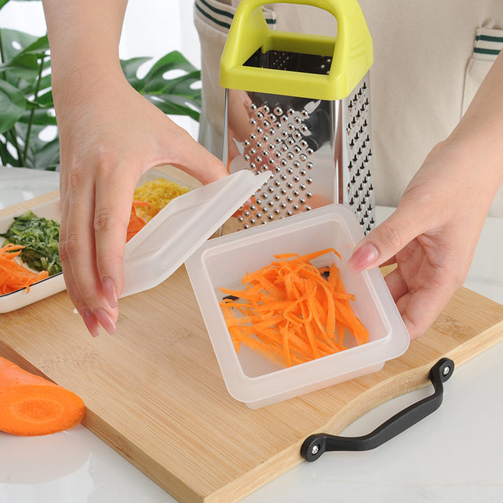Multifunctional stainless steel kitchen grater with ergonomic handle Bowlift