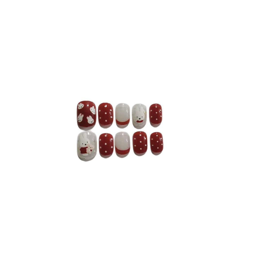 Thematic Character Press-On Nail Art Bowlift