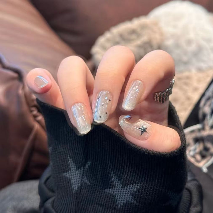 Glittery Starry Nail Art Set Bowlift