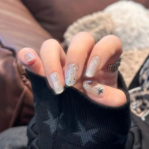 Glittery Starry Nail Art Set Bowlift