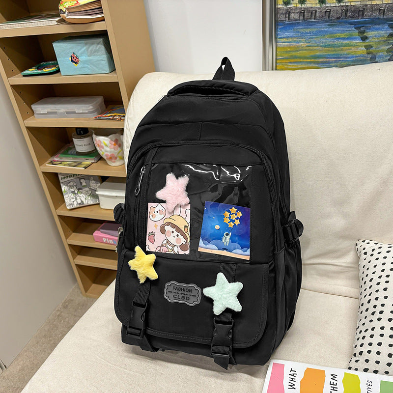 Trendy Clear Front Backpack