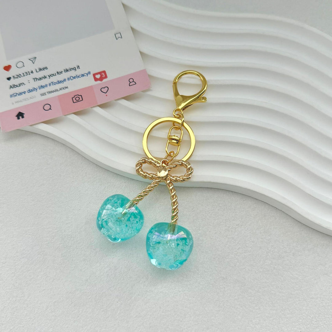 Cherry-Inspired Decorative Keychain Bowlift