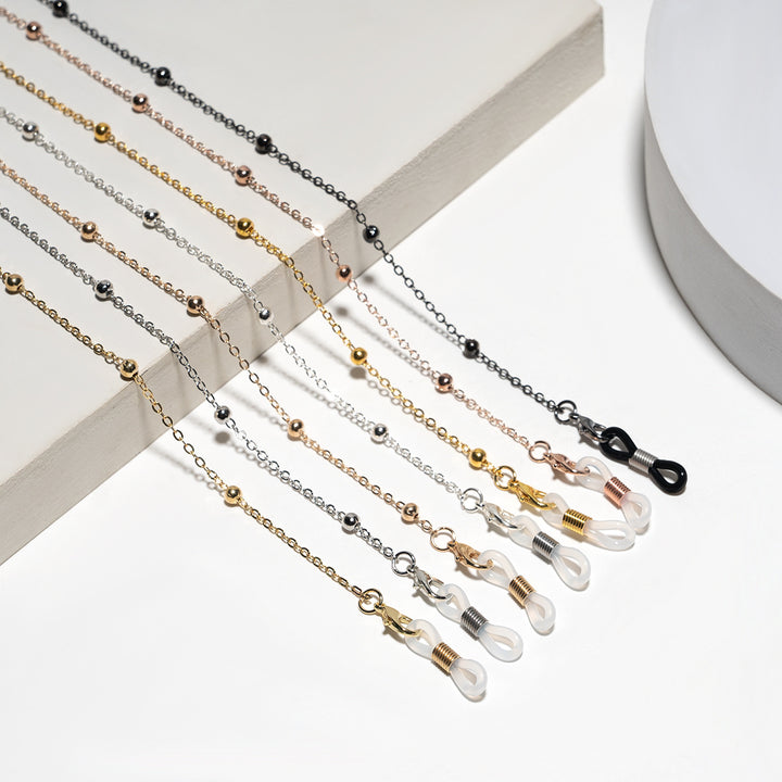 Beaded Eyewear Chain with Secure Clasps Bowlift