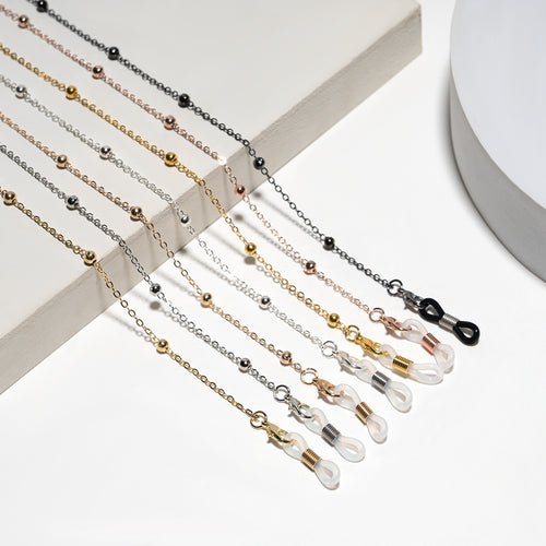 Beaded Eyewear Chain with Secure Clasps Bowlift