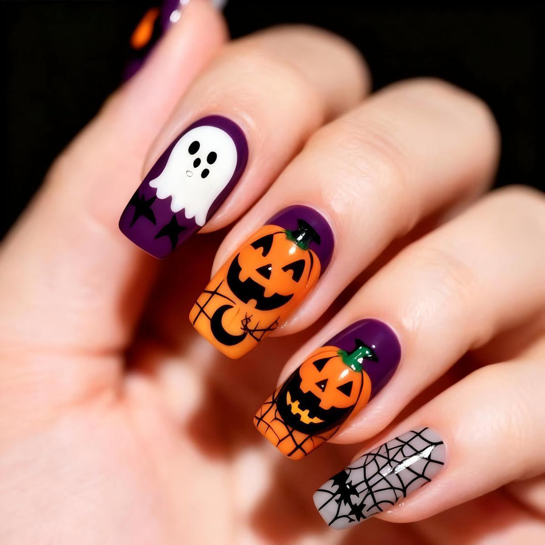 Halloween Artificial Nail Set Bowlift
