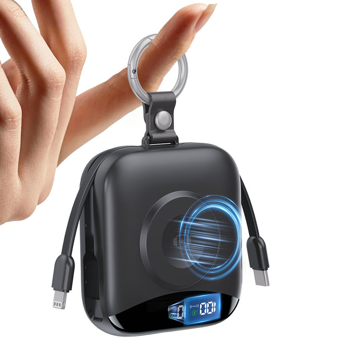 Portable Wireless Power Bank with Integrated LED Display Bowlift