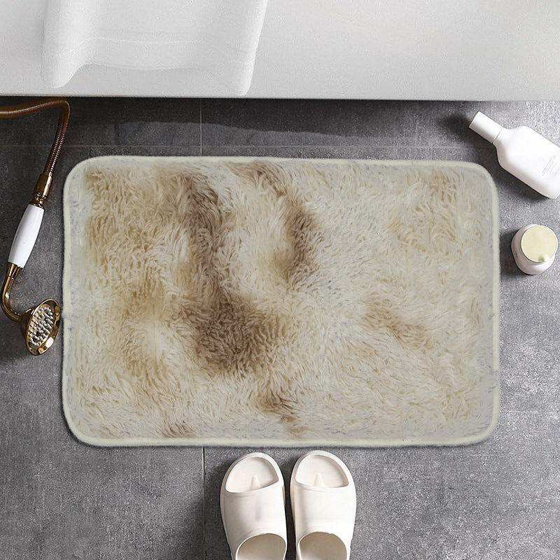 Luxuriously Soft Faux Fur Bathroom Mat Bowlift