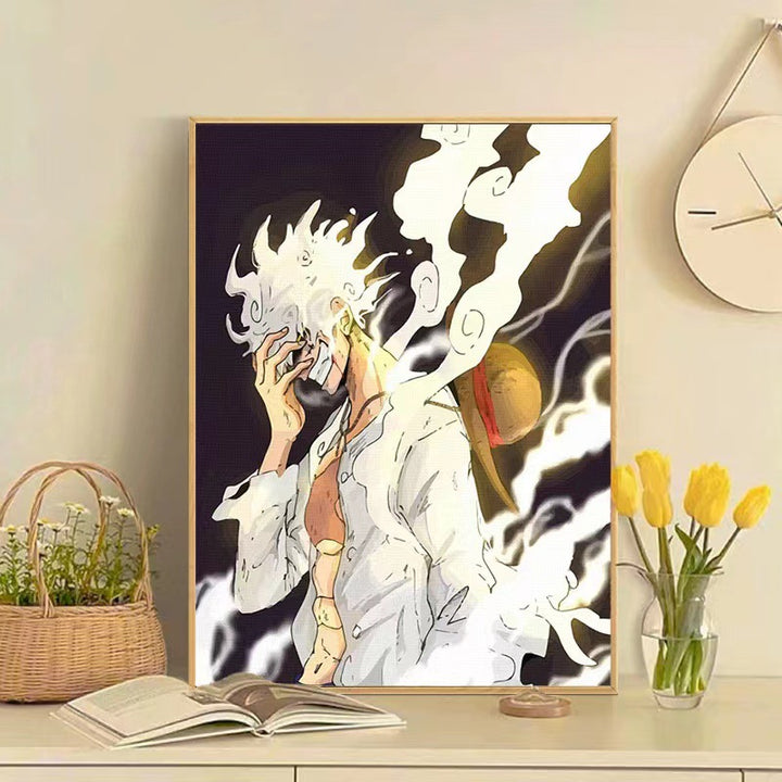Anime-Inspired Character Art Print Bowlift