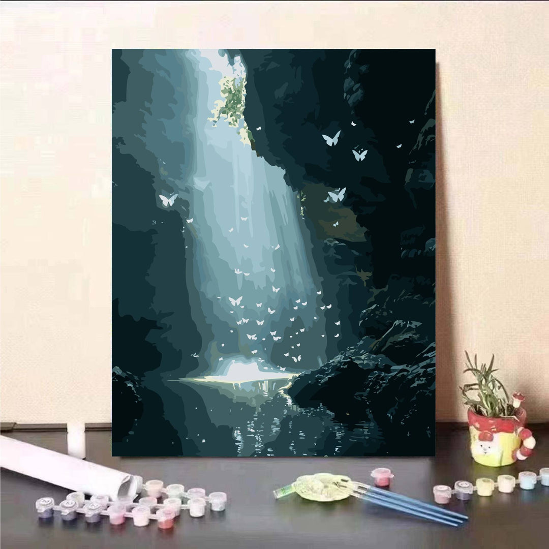 Floral Fantasy Paint by Numbers Wall Art Bowlift
