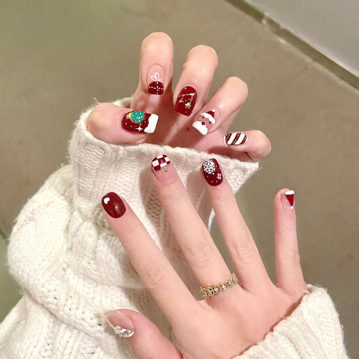 Fun Character-Themed Press-On Nail Art Bowlift