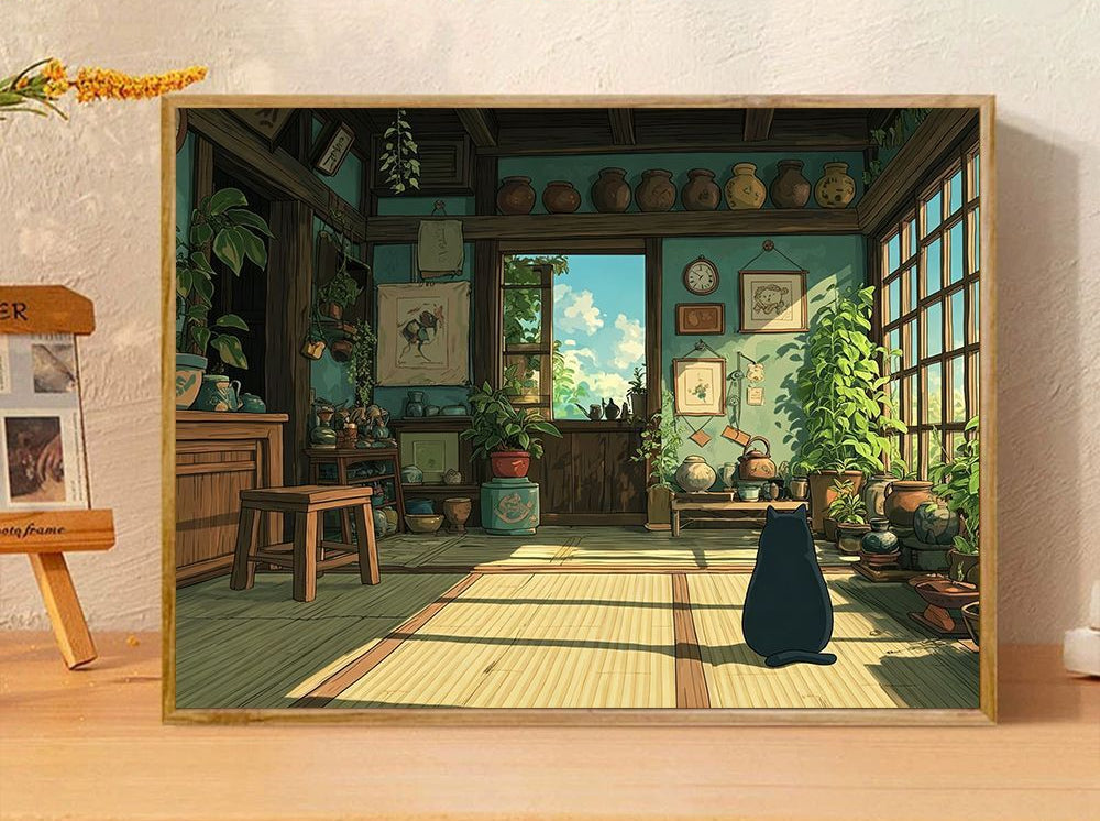 Whimsical Fantasy Illustration Canvas Art Bowlift
