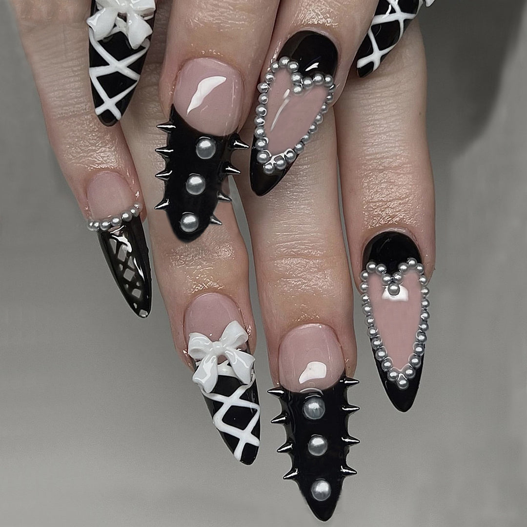 Creative Nail Art Set with Stylish and Unique Accents Bowlift