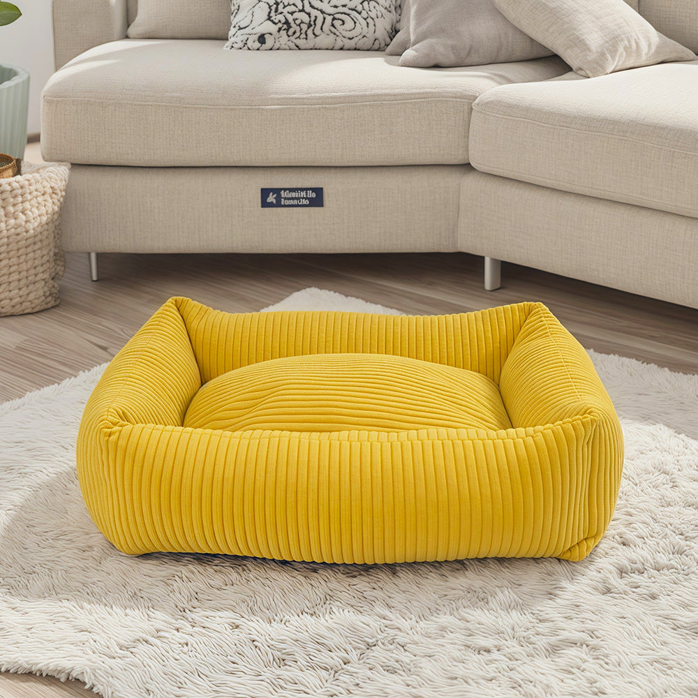 Deluxe Ribbed dog bed