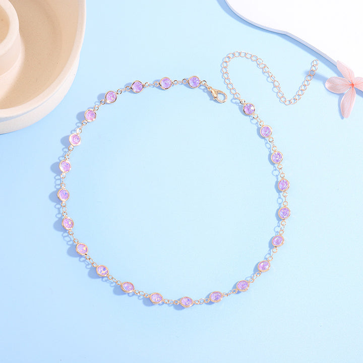 Sparkling Crystal Choker Necklace Bowlift