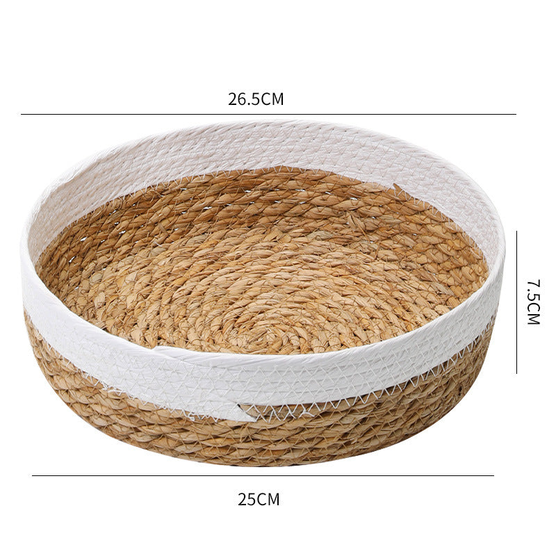 Unisex beef storage basket with elegant textile edging Bowlift