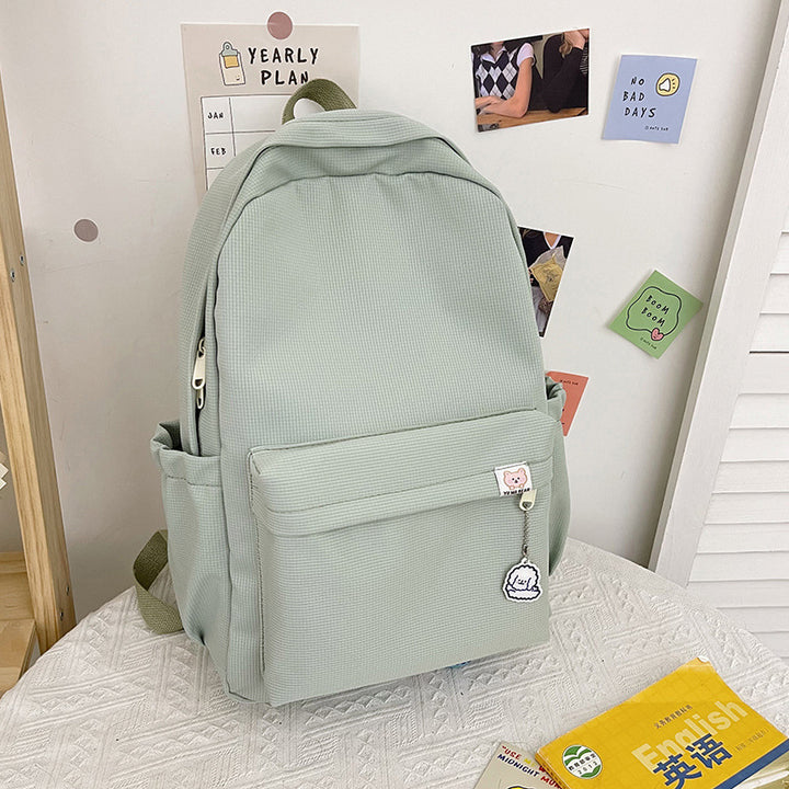 Casual Ruffled Texture Backpack