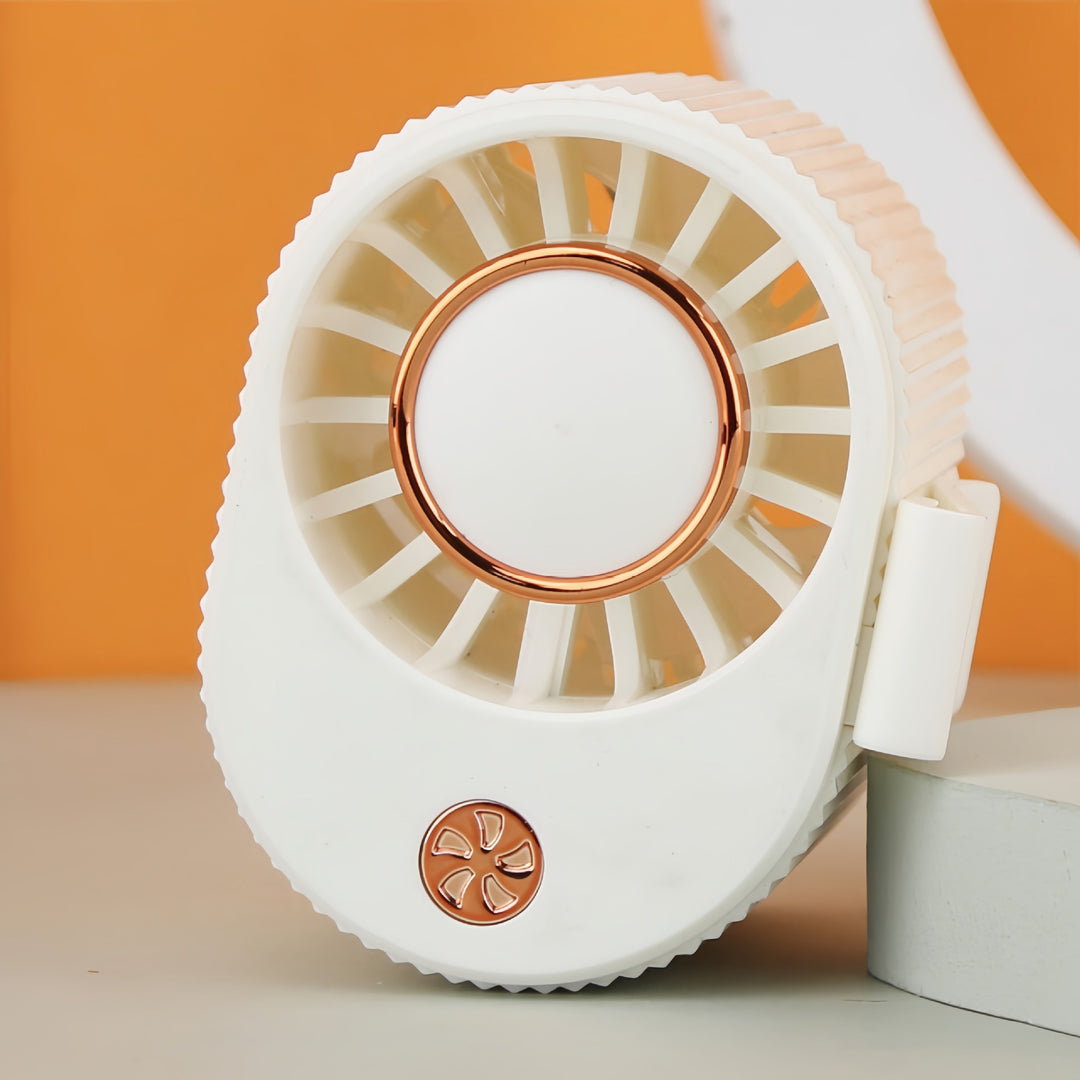 Ladies portable mini hand fan with rechargeable battery Bowlift