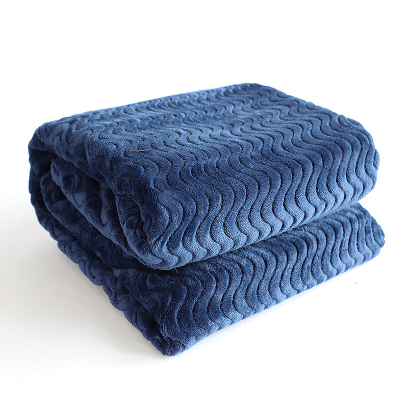 luxurious wave structure cuddle blanket Bowlift