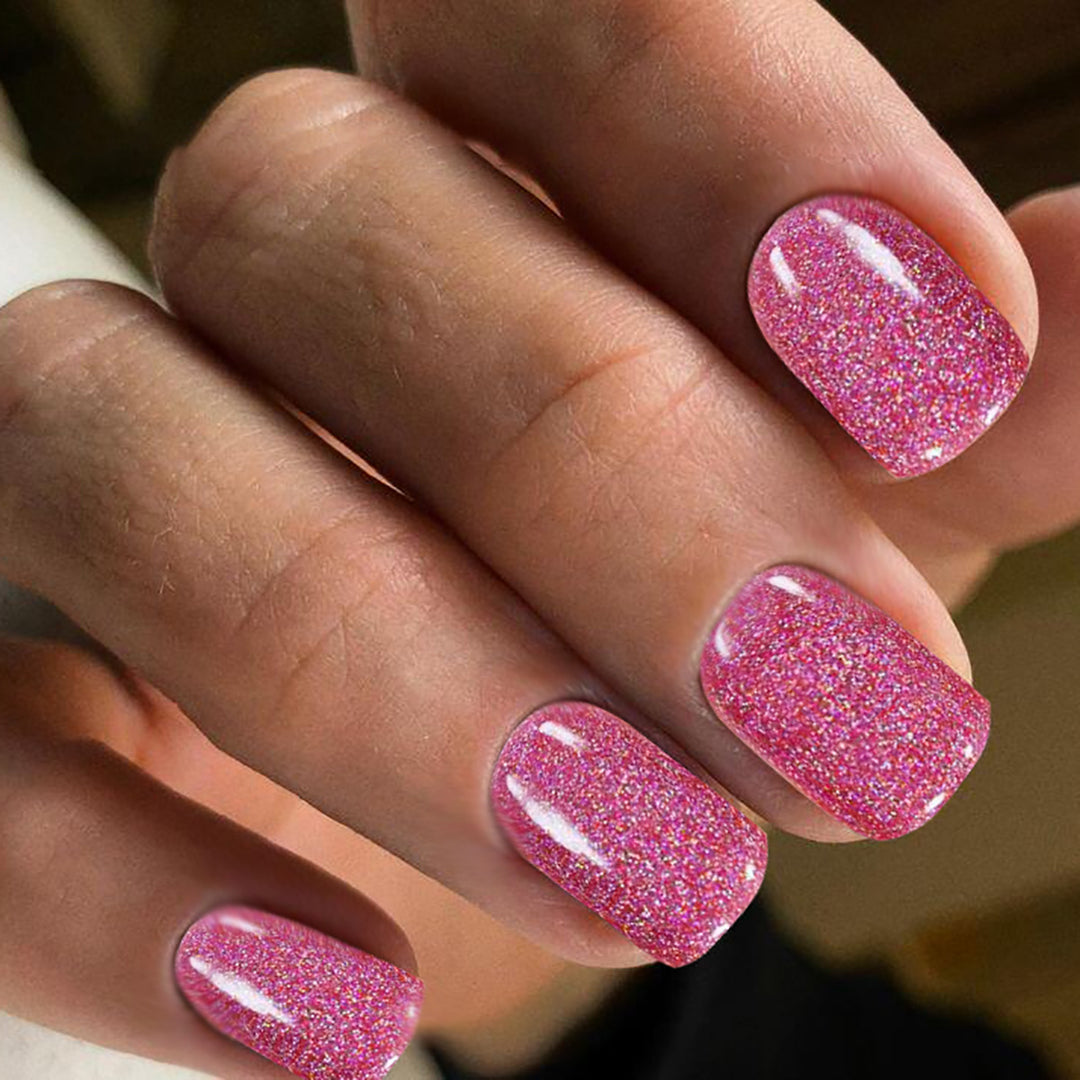 Glittering Press-On Nail Tips Bowlift