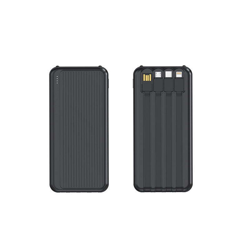 Powerbank with Integrated Charging Cables and High-Speed Charging Function Bowlift