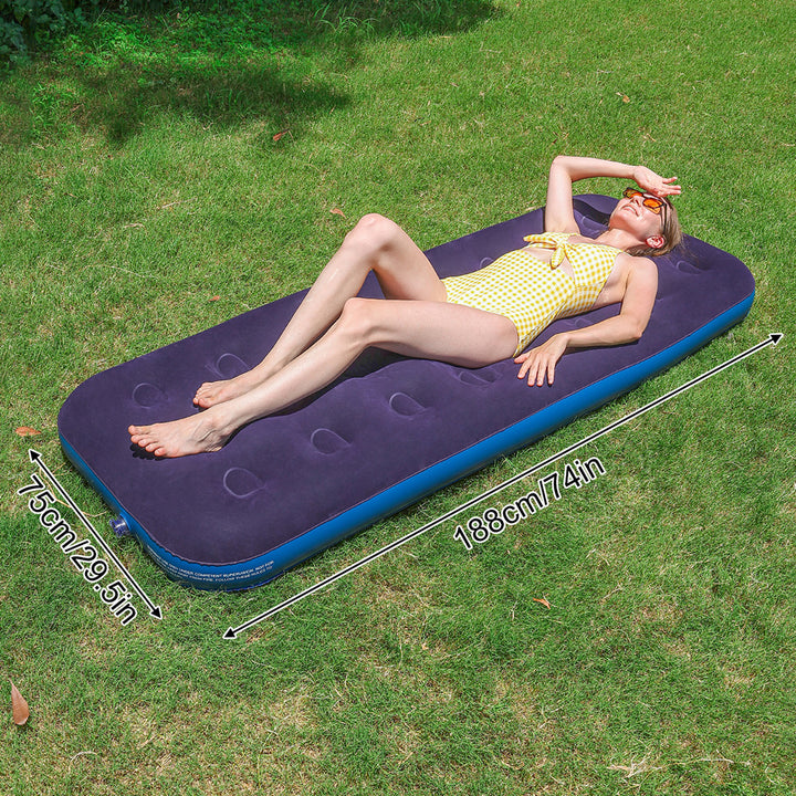 Women's Comfortable Inflatable Lounge Chair with Soft Surface Material Bowlift