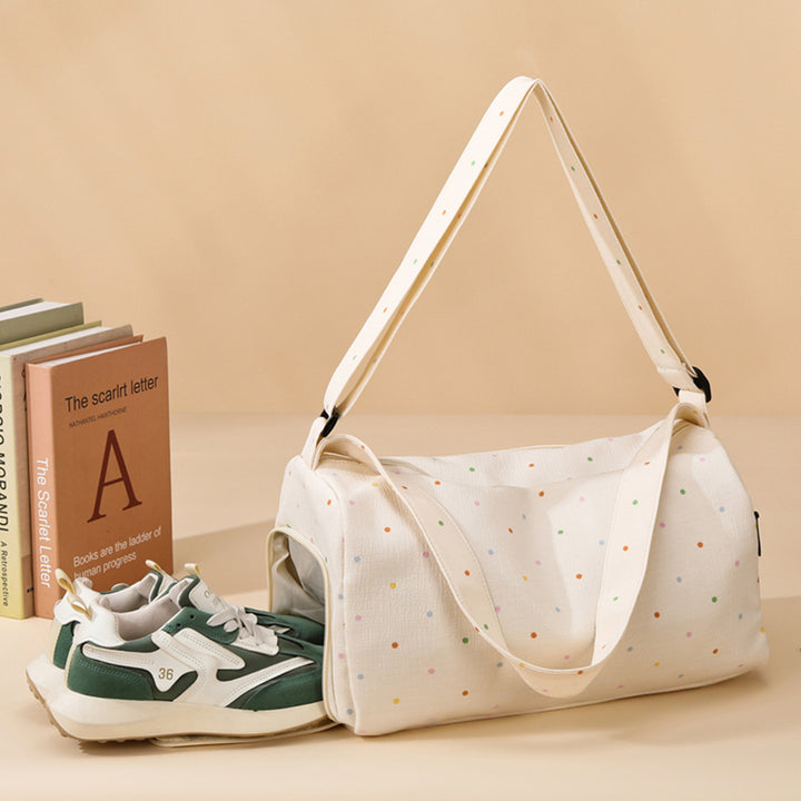 Sporty shoulder bag with unique star pattern Bowlift