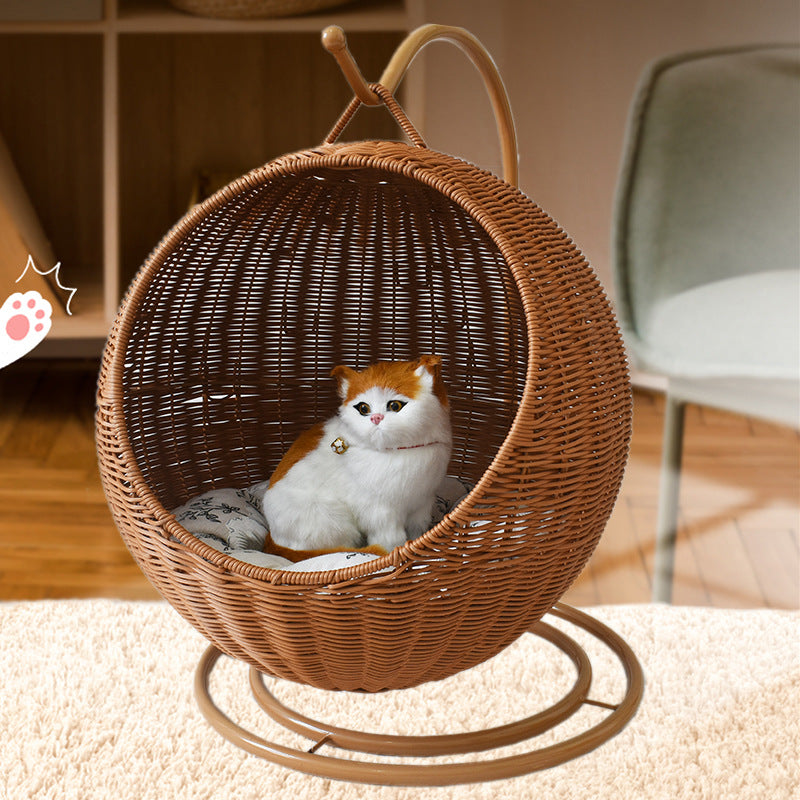 Hanging Wicker Swing Chair Bowlift