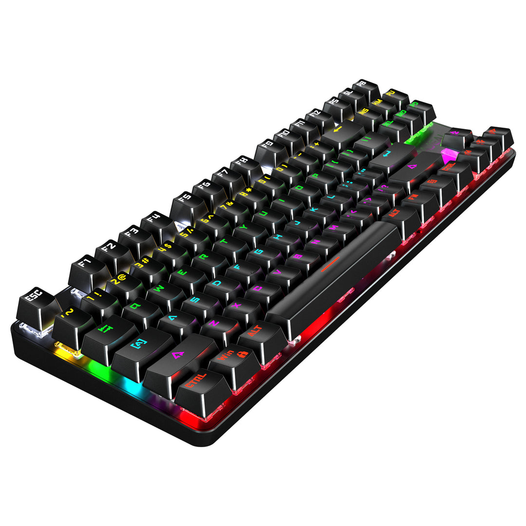Compact RGB Gaming Keyboard Bowlift