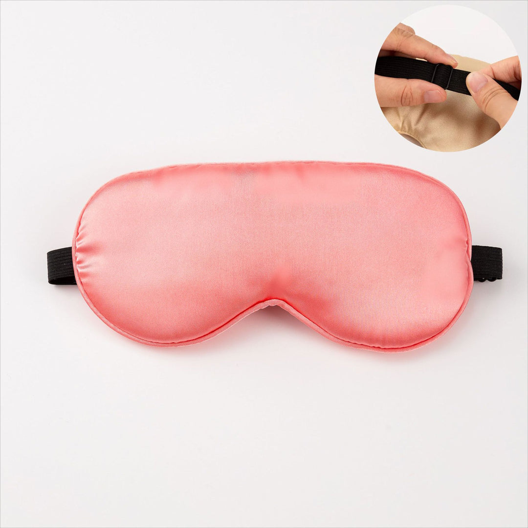 Unisex nan ergonomic sleep mask with adjustable elastic band and soft satin surface Bowlift
