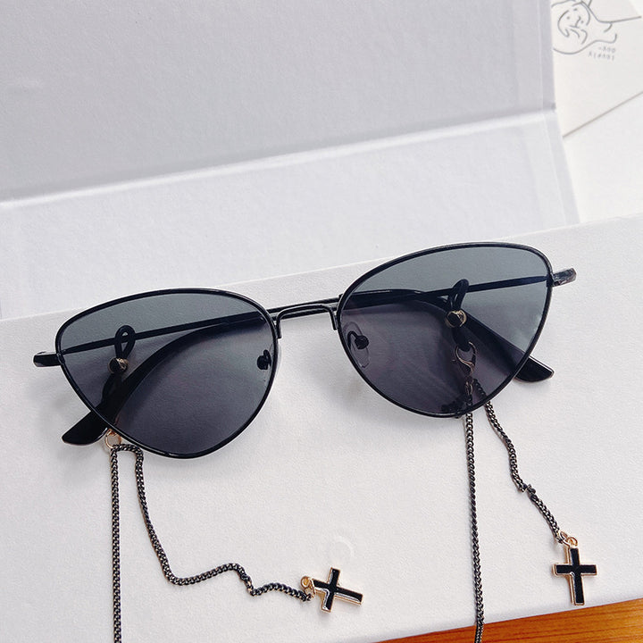 Fashionable glasses holder chain with star pendants Bowlift