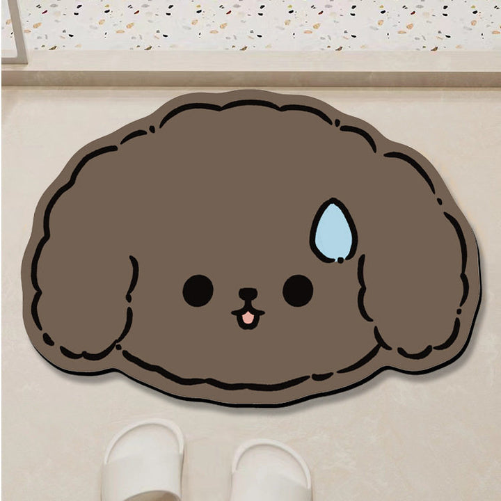 Cute Cat-Themed Bath Mat Bowlift
