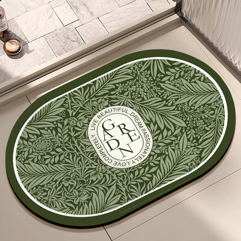 Decorative Motivational Bath Mat Bowlift