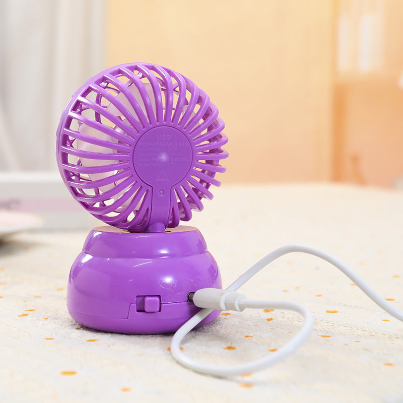Women's Portable Table Fan in Creative Flower Design Bowlift