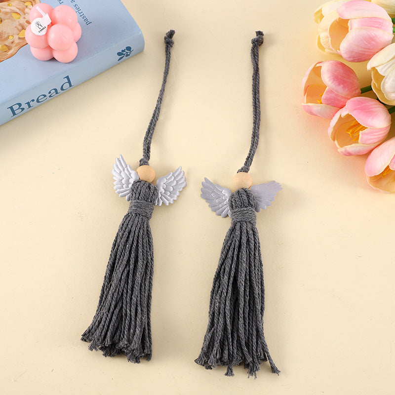 Decorative Angel Wing Tassel Bowlift