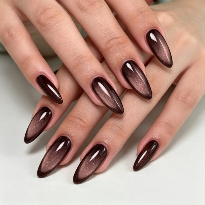 Stylish Ombre Effect Artificial Nails Bowlift