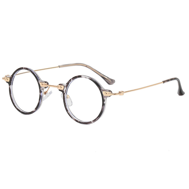 Ladies round glasses with delicate metal frame Bowlift