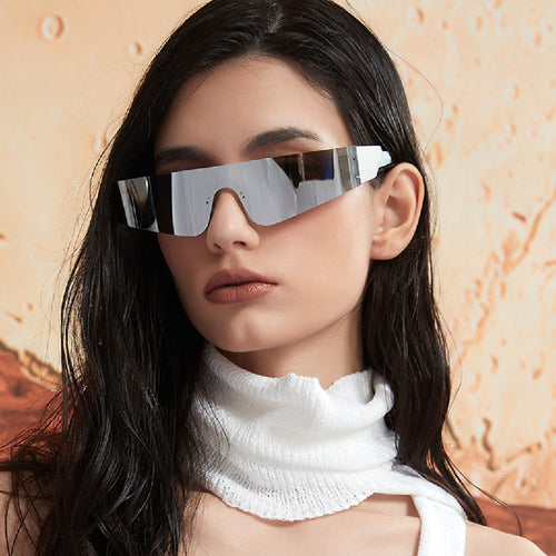 Ladies futuristic sports sunglasses with optimal UV protection Bowlift